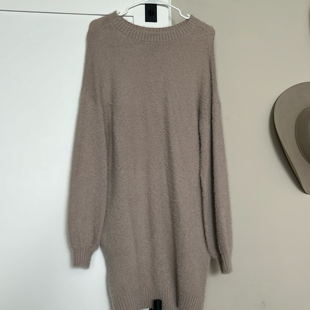 oversized sweater dress